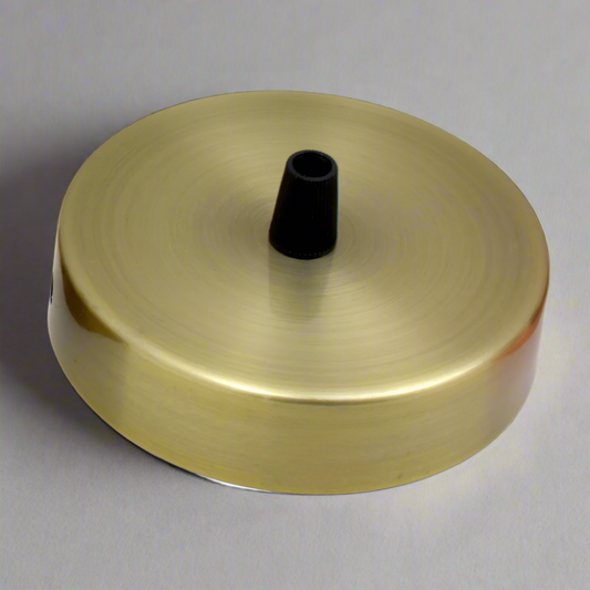 Green Brass Side Fitting Side Hole Ceiling Rose~1197