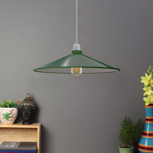 Vintage industriële stijl, gemakkelijk te monteren metalen schijflampenkap ~5372