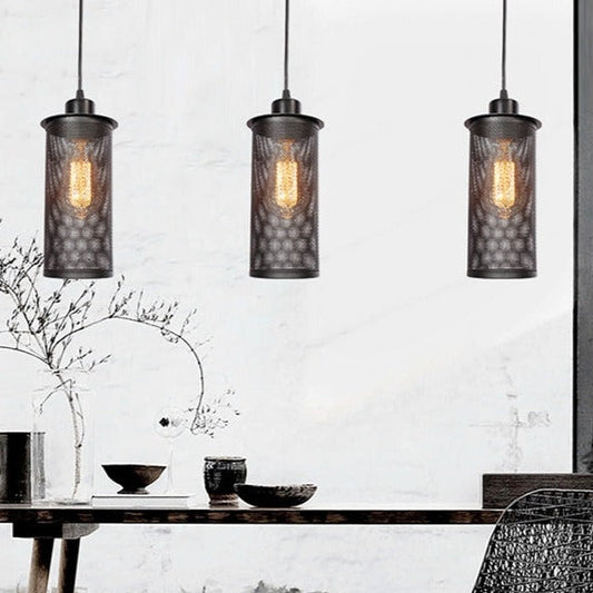 Vintage industriële retro plafond hanglamp ~3153