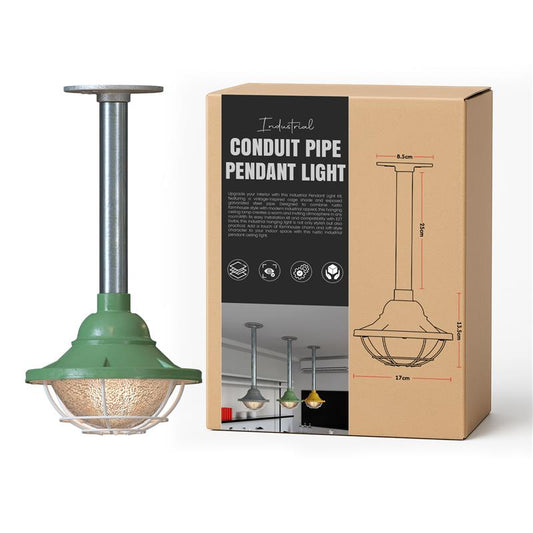 Industrial Steampunk Pipe Pendant Light E27 Metal cage hanging Lights~6111