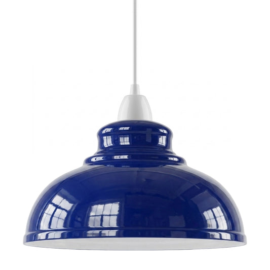 Stylish Ceiling Pendant Light Navy Blue DIY Décor ~1141
