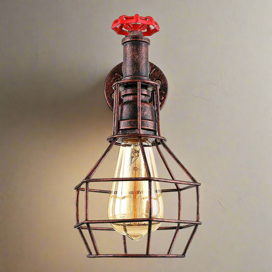 Wall Lights Metal Waterpipe Vintage Modern Industrial Rustic Steampunk UK~2169