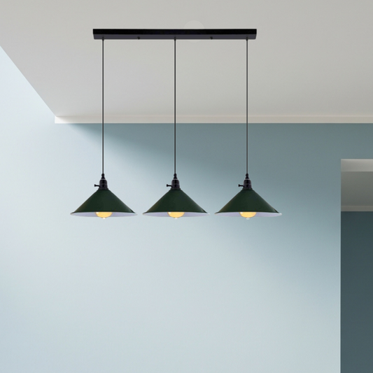 Kitchen Island 3 Light Pendant Light With Fluming Switch ~6187