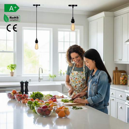 E27 Adjustable Pendant Flex Ceiling Light Cable ~6160