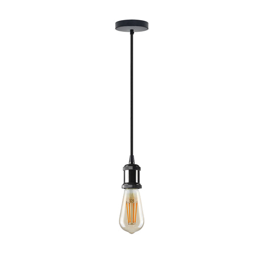 Retro industriële vintage plafondrozet fitting E27 lamphouder ~ 1282