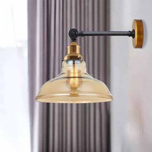 Modern Amber Wall Light