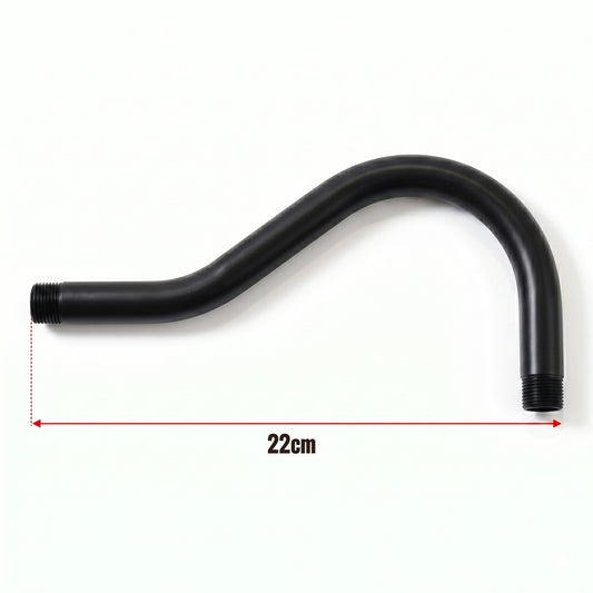 Swan Neck Bend conduit pipe Fitting Metal 220mm length Male Thread -5653