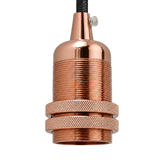 E27 Rose Gold Lamp Holder – Ceramic Socket 60W~2736