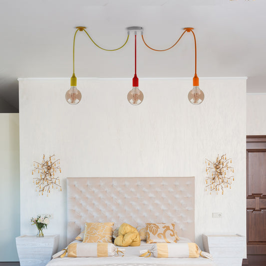3 Head Multi-Color Flex Pendant Light ~5141