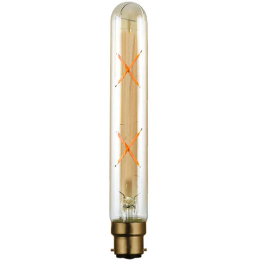 Bombilla LED vintage tipo bayoneta T185, 4 W, B22, regulable, decorativa, ~3075