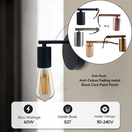 105mm korte arm, volledig dunne houder wandlamp~1447