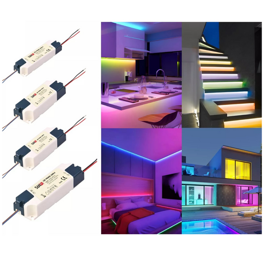 Fuente de alimentación para controlador LED de 12 V CC y 60 W, IP44, transformador CA 100-240 V ~ 3263
