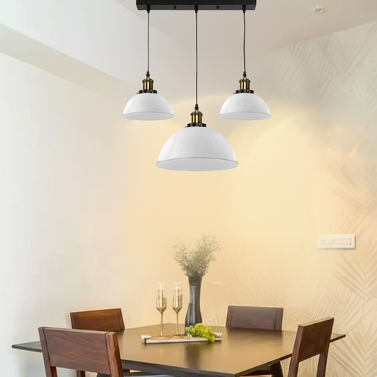 Modern 3 head Pendant Light fixture in Dome shape~6205