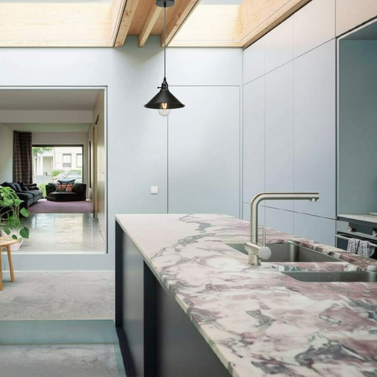 Lámpara colgante industrial vintage de 3 luces, estilo loft, de metal, estilo retro, 1305