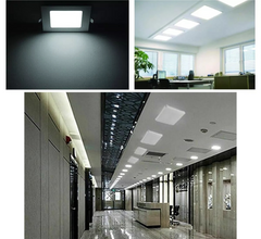 LED Recessed Spotlight Downlight in Cool White Slim Square ~1436