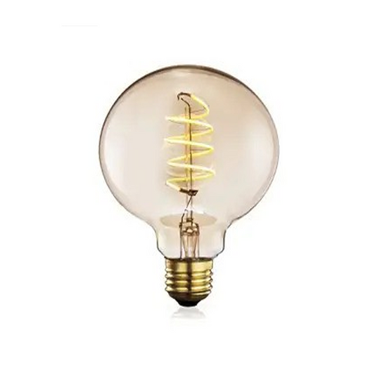 Vintage LED spiraal filament G95 4W E27 bolvormige gloeilamp decoratieve Edison-lamp ~4061