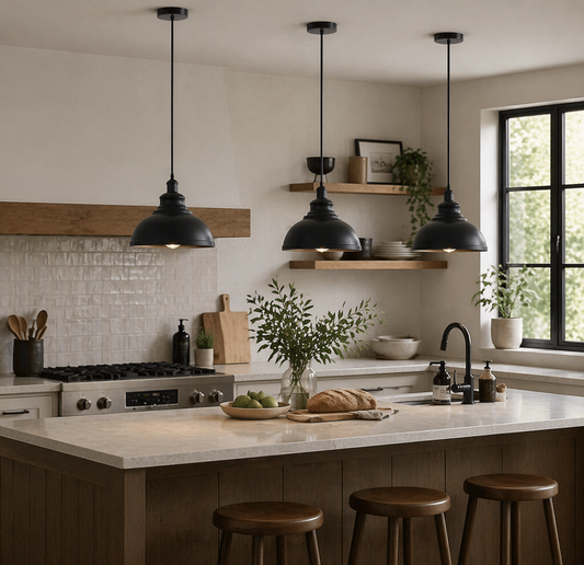 Metal E27 Pendant Light 29cm Dimmable ~1386