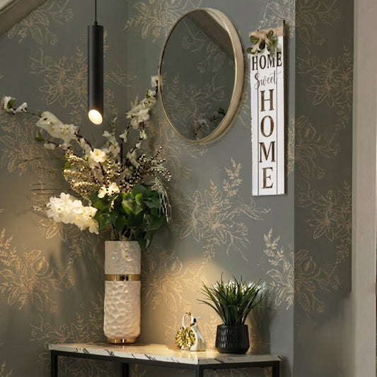 Industrial Cylinder Pendant Light Black 400mm GU10 12W~6246