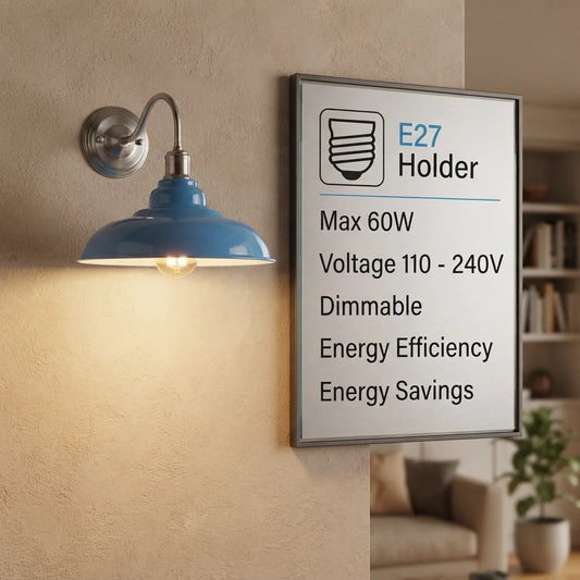 Farmhouse E27 Barn Wall Lamp Dimmable ~1662