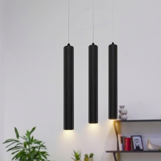 Modern COB LED Cylinder Pendant Light 5W Tube Black/Gold~4590