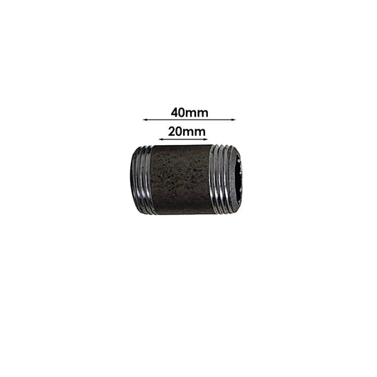 ¾ inch Raw Conduit barrel BSP MALLEABLE Tubing Iron pipe Lamp fitting ~4653