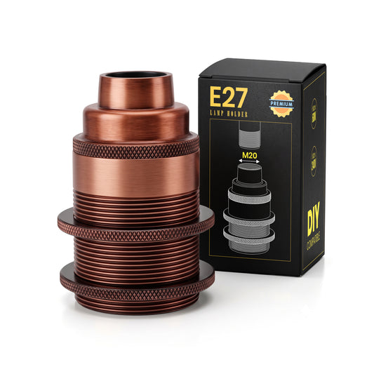 20mm E27 Thread Lamp Holder for Conduit Lights ~5540