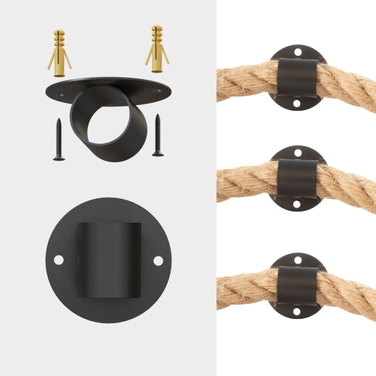 Hemp Pendant Metal Rope Support Ring Brackets - 6135