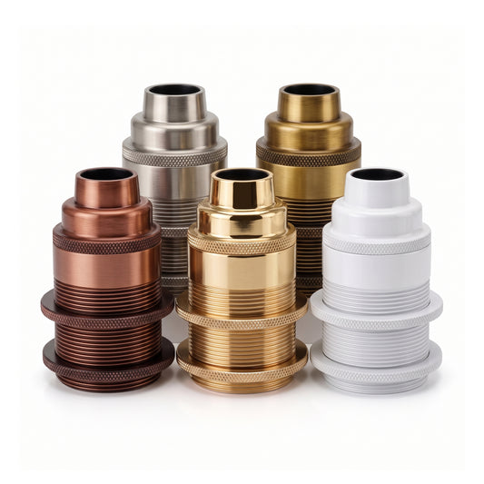 E27 ES Threaded 20mm Conduit Pipe Lamp Holder Bulb Fitting Socket ~5540