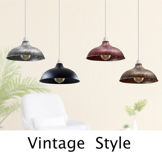 Retro Metal Lamp Shade Ceiling Pendant Light Shades~1393