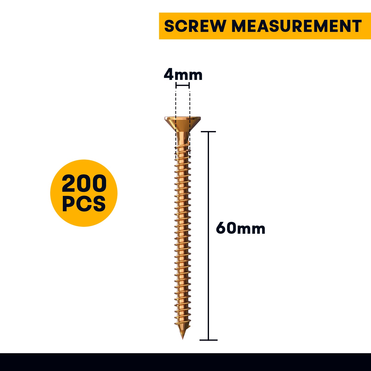 Self-Tapping Wooden Screws