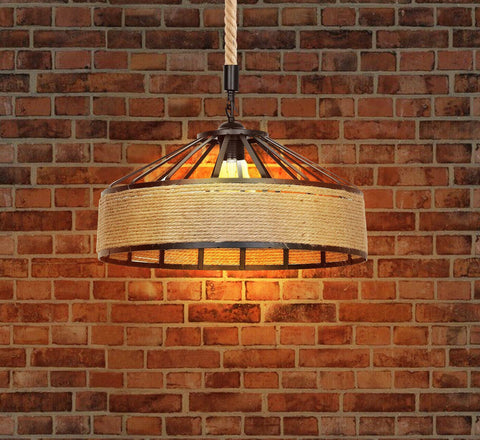 Rope lamp base light