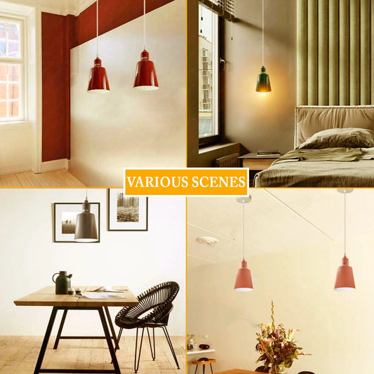 Enkele kleine lampenkap hanglamp ~5347