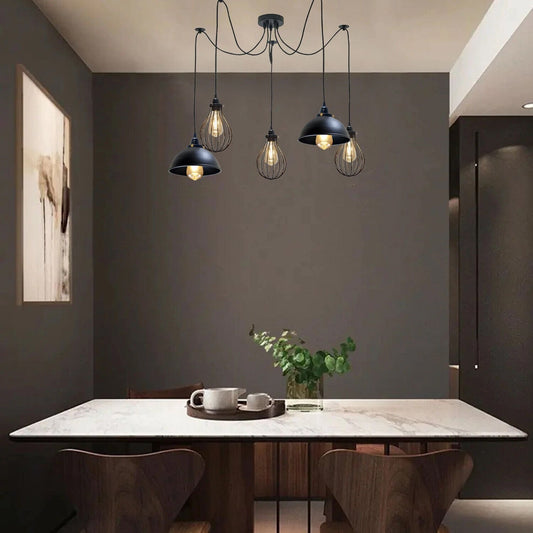 Multi Outlet Hanging Light 2 Spider Pendant Light ~6330