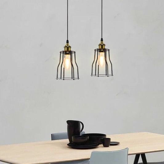 Cage Pendant Light 2 PCS Buy Online