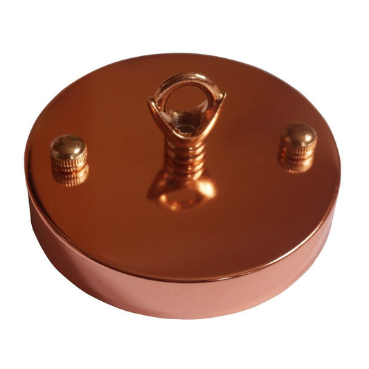 Industrial Style Rose Gold Metal Ceiling Rose Holder ~ 5761