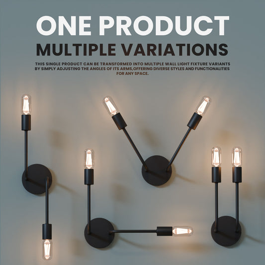 Aplique de pared LED moderno con luces arriba y abajo ~ 5848