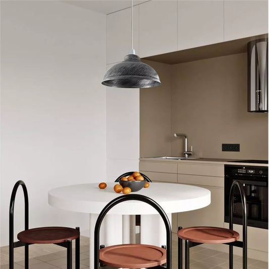 Lámpara colgante de techo retro con pantalla de fácil instalación ~2087