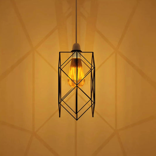 Industrial Four side Diamond Easy Fit Lampshade~6183