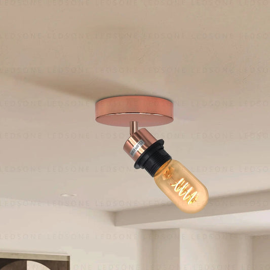 Lámpara de techo empotrada ajustable moderna para interiores, E27, ~ 6128