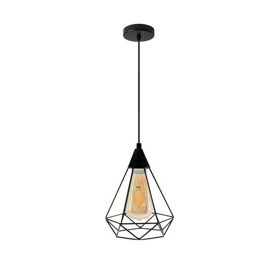 Vintage Geometric Cage Guard Sconce Loft Lighting Fixture Modern Indoor Lighting Wall Lamps~4150