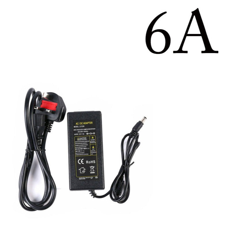 Universal AC 100-240V to DC 12V 6A Switching Power Adapter