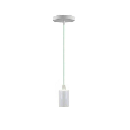 Vintage E27 Fitting Suspension Light Base Green Brass Lamp Holder Ceiling Pendant Lights~3638 - LEDSone UK Ltd