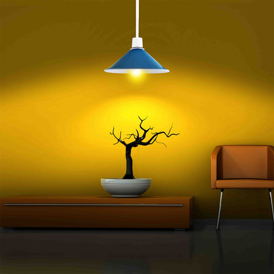 Modern Ceiling Pendant Light Shades Blue Colour Lamp Shades Easy Fit~1104