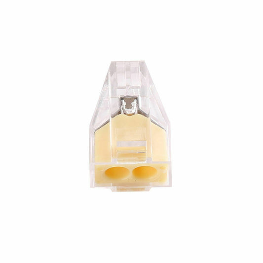 2 Way Connector Wire Pole Push Reusable Terminal Block Electric Cable~2041 - LEDSone UK Ltd