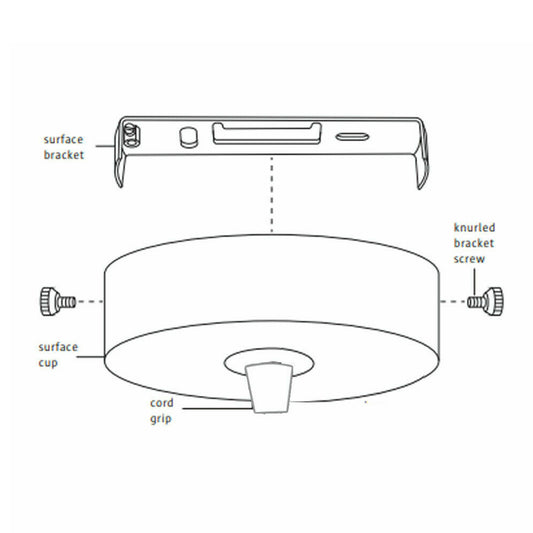 Ceiling Rose Strap Bracket Strap Brace Plate with Accessories 