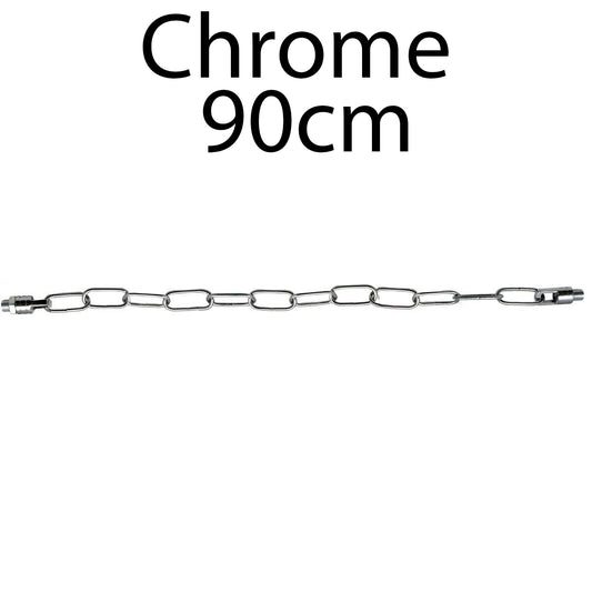Light Chain for Ceiling Pendant lights chandeliers 38mm x 16mm - Chrome~1049 - LEDSone UK Ltd