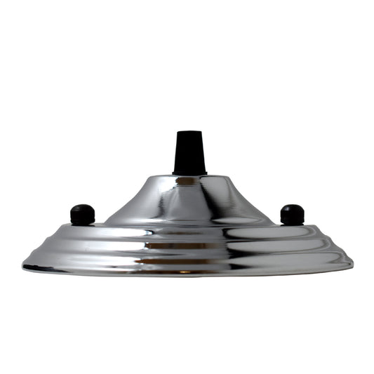 Chrome Color Pendant Cable Grip Flex Plate For Light Fitting 140mm Choose Ceiling Rose~2652 - LEDSone UK Ltd