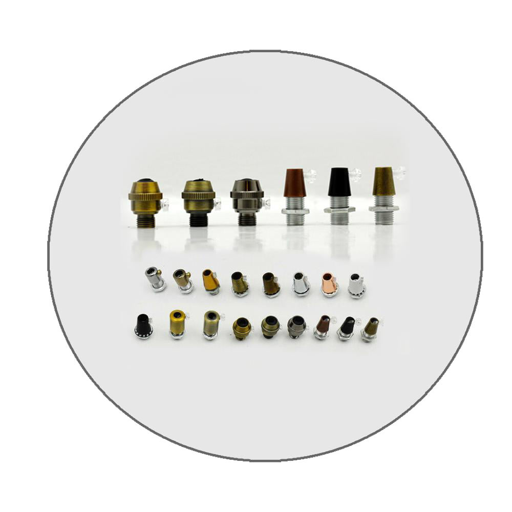5 Pack Metal Cord Grip Retro Cable Lock for Lamp Holder Pendant Choose Finish~2411 - LEDSone UK Ltd