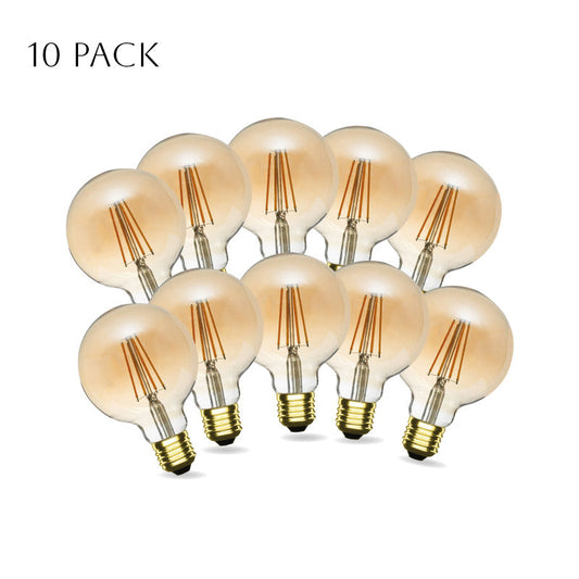 10 Pack G95 E27 LED Globe Vintage LED Retro Light Bulbs~4168
