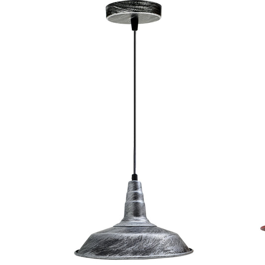 Retro Metal Pendant Lampshade Ceiling Light Shade Vintage Industrial Light~2702 - LEDSone UK Ltd